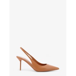 Lidia 70 leather decolleté slingback