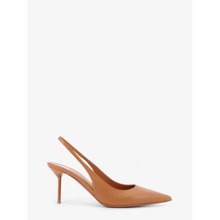 Lidia 70 leather decolleté slingback