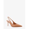 Lidia 70 leather decolleté slingback