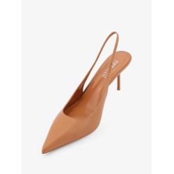 Lidia 70 leather decolleté slingback
