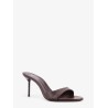 Lidia Mule 70 leather heel sandals