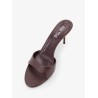 Lidia Mule 70 leather heel sandals
