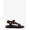 Feel elastic satin sandals with FF motif