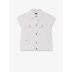 Cotton sleeveless jacket