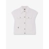 Cotton sleeveless jacket