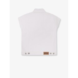 Cotton sleeveless jacket