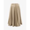 Cotton midi skirt