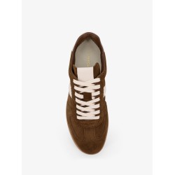 Low-top suede sneakers