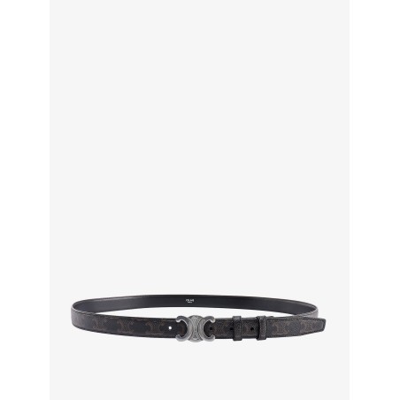 Coated Triomphe canvas belt