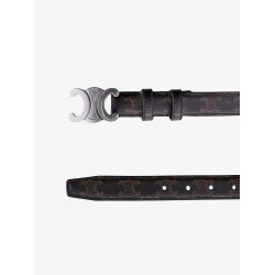 Coated Triomphe canvas belt