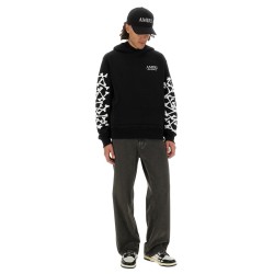 STACKED BONES PRINT HOODIE