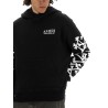 STACKED BONES PRINT HOODIE