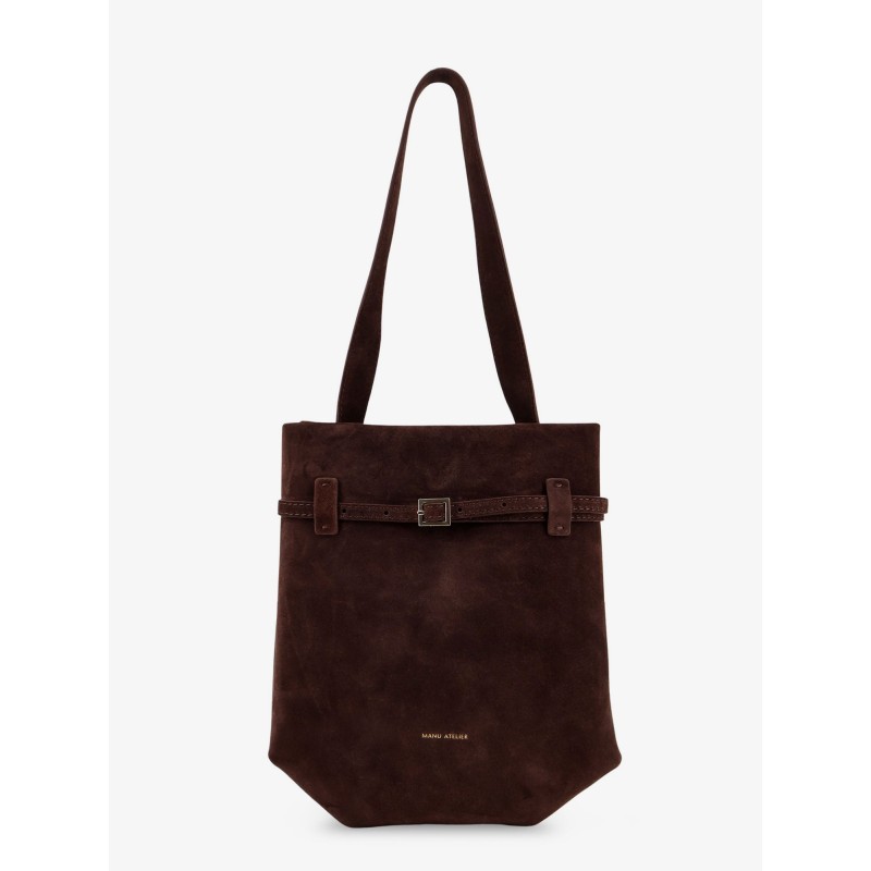 Mini Tote Du Jour suede shoulder bag