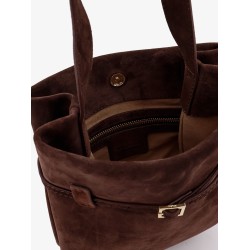 Mini Tote Du Jour suede shoulder bag