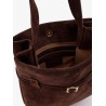Mini Tote Du Jour suede shoulder bag