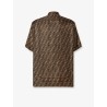 Silk shirt with all-over FF logo