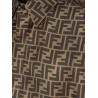 Silk shirt with all-over FF logo