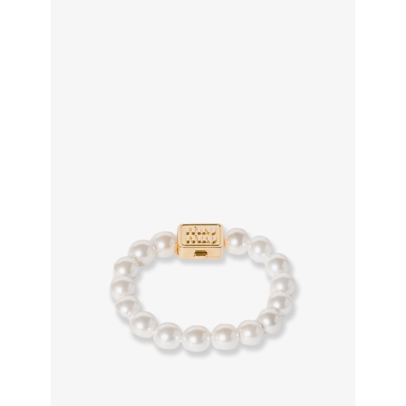 Metal and perals bracelet