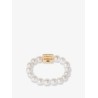 Metal and perals bracelet