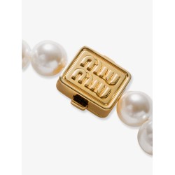 Metal and perals bracelet
