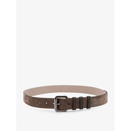 Suede belt