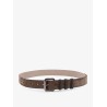 Suede belt