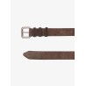 Suede belt