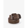 Suede belt