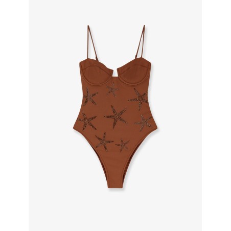 Medea One-Piece Swimsuit with Strass Starfish Motif