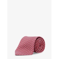 Silk tie with Trofeo print