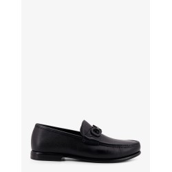 Crown leather loafers