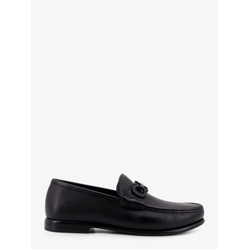 Crown leather loafers