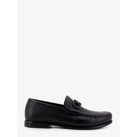 Crown leather loafers