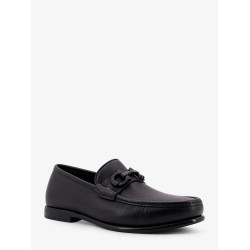 Crown leather loafers