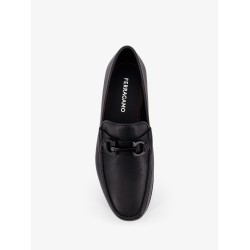 Crown leather loafers