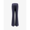 Wool trousers with iconic motif