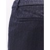 Wool trousers with iconic motif