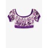 Cotton top with Maiolica print