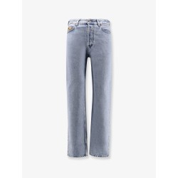 Jeans with GG inserts
