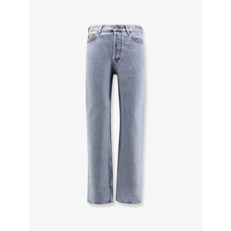 Jeans with GG inserts