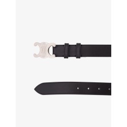Leather Triomphe belt