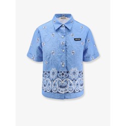 Bandana cotton and linen shirt