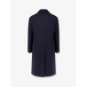 Double-breasted wool coat