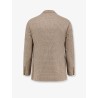 Silk, wool and cashmere double-breasted blazer