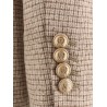Silk, wool and cashmere double-breasted blazer