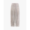 Printed silk trouser