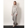 Printed silk trouser