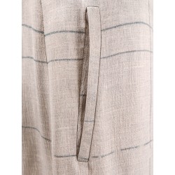 Printed silk trouser