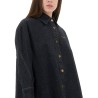 DENIM SHIRT WITH EMBROIDERY