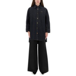 DENIM SHIRT WITH EMBROIDERY